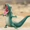 Mô hình thằn lằn Tom (Tom the Lizard) hoạt hình 3D vui nhộn - Thumbnail 1
