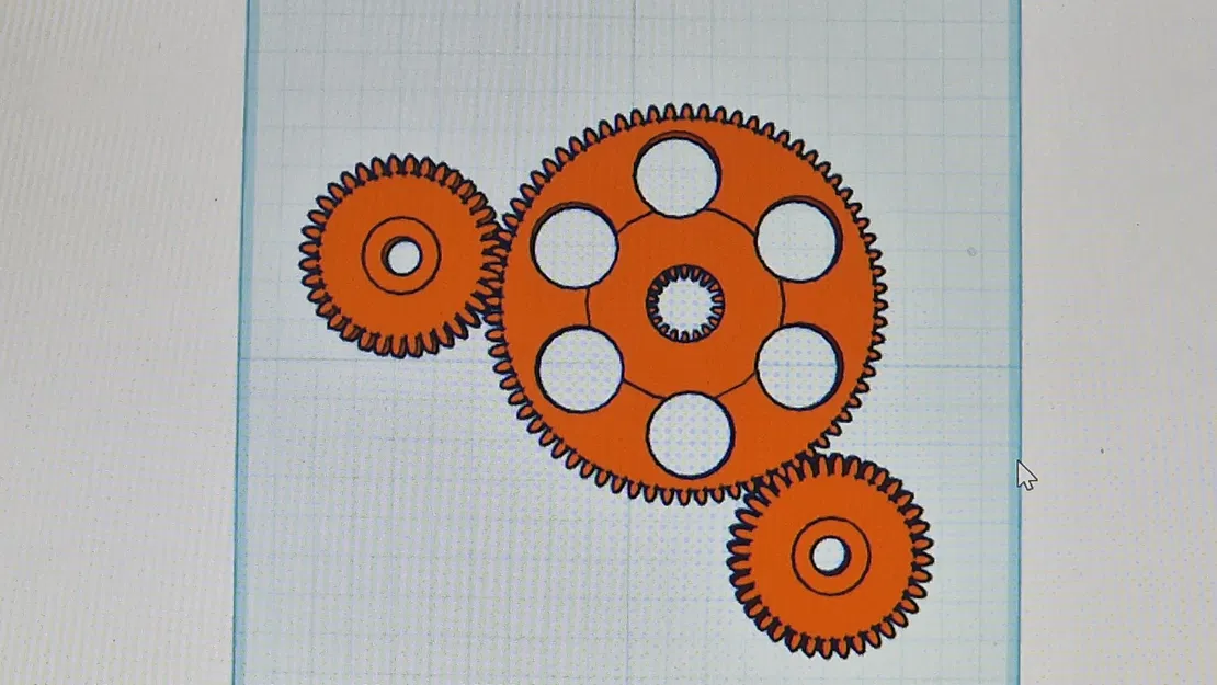 Bộ bánh răng cơ khí Engrenages - File in 3D cho mô hình kỹ thuật - Image 1
