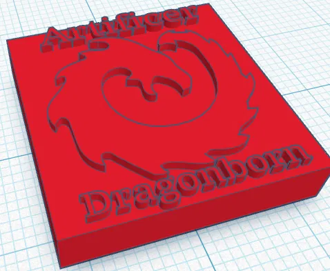 Mẫu Token DND Artificer Dragonborn In 3D Chi Tiết Cho Game Thủ - Image 1