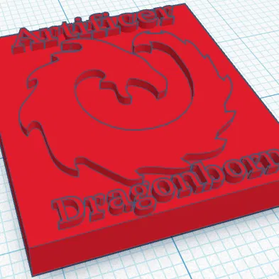 Mẫu Token DND Artificer Dragonborn In 3D Chi Tiết Cho Game Thủ