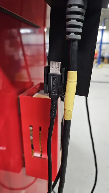 Giá treo đầu cáp USB 3D nhỏ gọn, dán cố định tiện lợi - Image 1