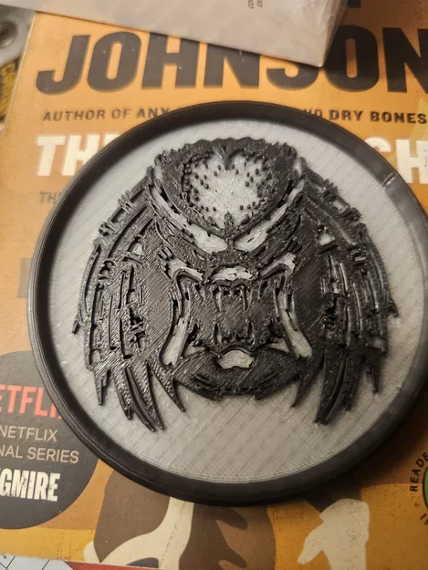 Miếng lót ly Predator độc đáo - Mẫu in 3D trang trí bàn làm việc - Image 1