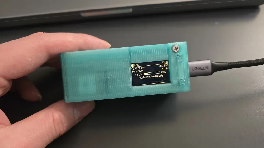 Vỏ case Heltec T114 kèm giá đỡ pin 18650 - Image 1