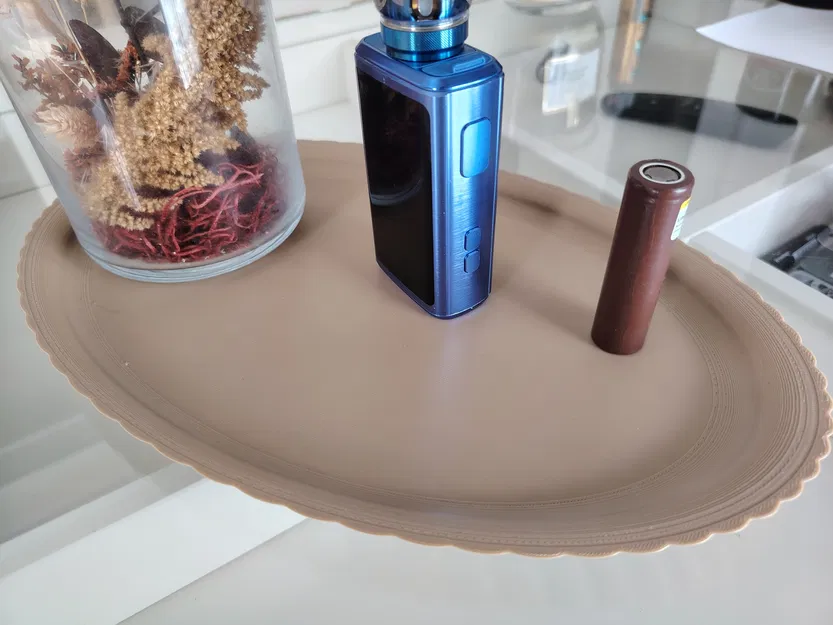 Khay Đựng Đồ Decor Hình Oval Tối Giản In 3D - Image 2