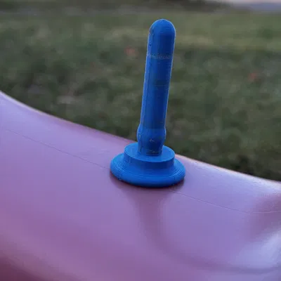 Chốt gài thay thế cho xe kéo Dantoy (Trailer Hitch Pin) 3D Print