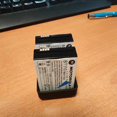 Khay lưu trữ pin Motorola TLK/SL Series hệ Gridfinity 1x1