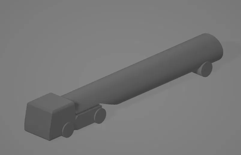 Mô hình xe bồn nhiên liệu Fuel Truck cho bộ sưu tập Miniplanes - Image 1