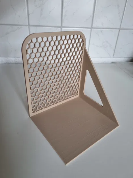 Kẹp giữ sách họa tiết tổ ong (Honeycomb Bookend V1) tối giản - Image 2