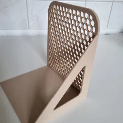 Kẹp giữ sách họa tiết tổ ong (Honeycomb Bookend V1) tối giản