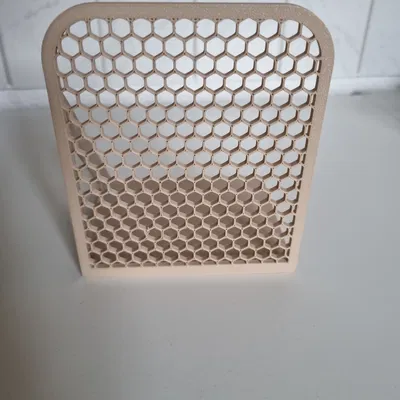 Kẹp giữ sách họa tiết tổ ong (Honeycomb Bookend V1) tối giản