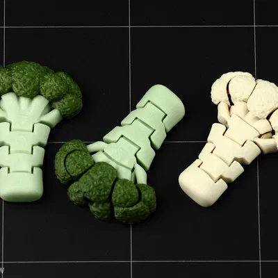 Móc khóa bông cải xanh (Broccoli) linh hoạt