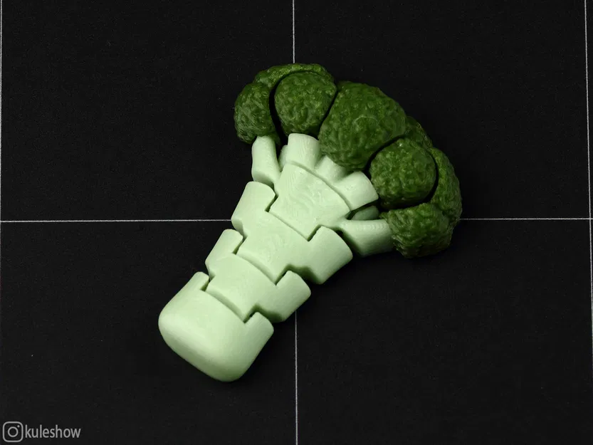Móc khóa bông cải xanh (Broccoli) linh hoạt - Image 4