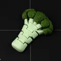 Móc khóa bông cải xanh (Broccoli) linh hoạt - Thumbnail 4