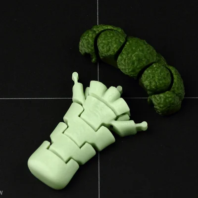 Móc khóa bông cải xanh (Broccoli) linh hoạt 5
