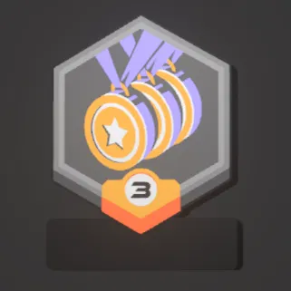 Mô hình huy hiệu Printables (odznak Hvězda designu 3) trang trí