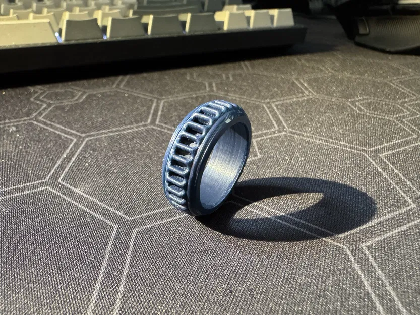 Nhẫn xoay Fidget đa năng với nhiều tùy chọn vòng xoay - Image 2