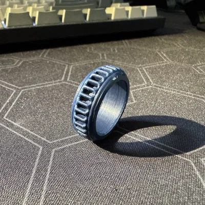 Nhẫn xoay Fidget đa năng với nhiều tùy chọn vòng xoay