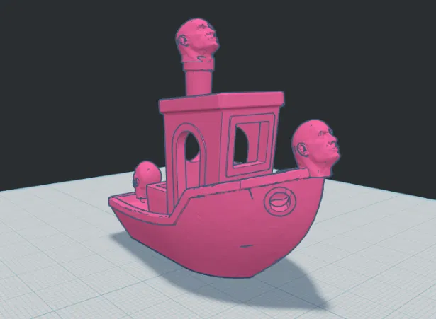 Mô hình The Rock Benchy độc lạ cho máy in 3D - Image 1