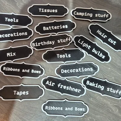 Bảng nhãn dán phong cách Vintage