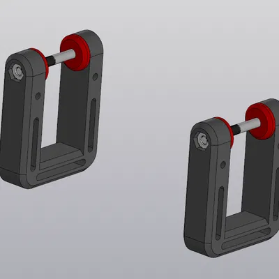 Giá treo cuộn nhựa đôi (Dual Filament Holder) cho Anycubic Kobra 2 Pro