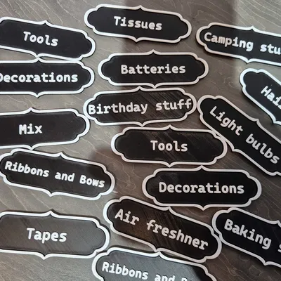 Bảng nhãn dán phong cách Vintage