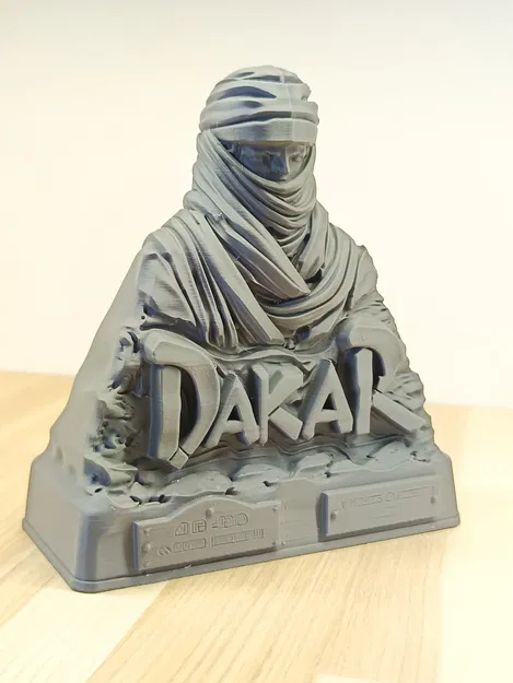 Tượng bán thân tay đua Dakar Rally - Mô hình trang trí Motorsport độc đáo - Image 2