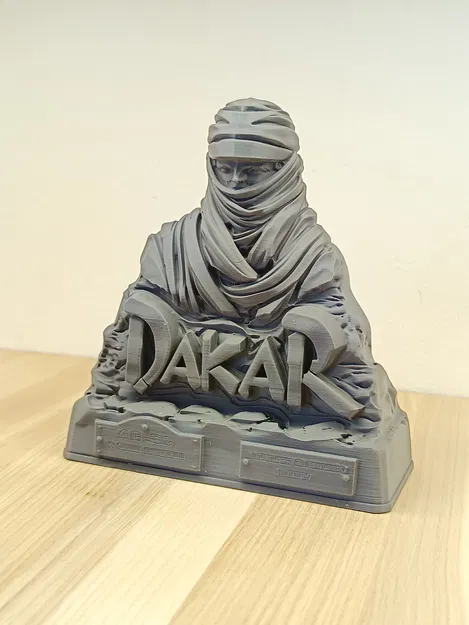 Tượng bán thân tay đua Dakar Rally - Mô hình trang trí Motorsport độc đáo - Image 3