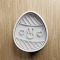 Khuôn Cắt Bánh Quy Hình Trứng Phục Sinh STL | Khuôn Fondant Hình Thỏ | File In 3D - Thumbnail 1