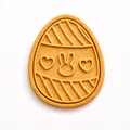 Khuôn Cắt Bánh Quy Hình Trứng Phục Sinh STL | Khuôn Fondant Hình Thỏ | File In 3D - Thumbnail 2
