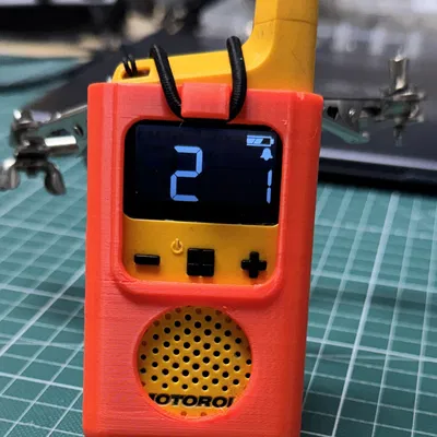 Giá đỡ bộ đàm Motorola T72 cho xe đạp - Phụ kiện 3D hữu ích