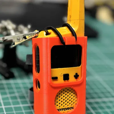 Giá đỡ bộ đàm Motorola T72 cho xe đạp - Phụ kiện 3D hữu ích