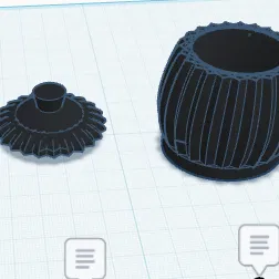 Hũ đựng đồ đa năng có nắp đậy - Mô hình in 3D tiện dụng