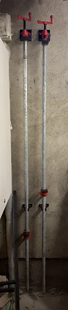 Giá treo kẹp ống Bessey 3/4 inch 3D - Giải pháp cho xưởng gọn gàng - Image 3