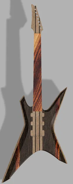 Ashes - Mẫu đàn guitar thiết kế cho máy CNC - Image 2