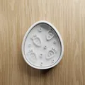 File STL Khuôn Cắt Bánh Quy Trứng Phục Sinh | Khuôn Fondant Họa Tiết Cà Rốt - Thumbnail 1