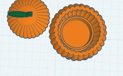 Mô hình hũ bí ngô (Pumpkin cup) in 3D dễ thương - Image 2