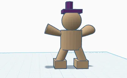 Mô hình nhân vật hình khối độc đáo cho máy in 3D - Image 1