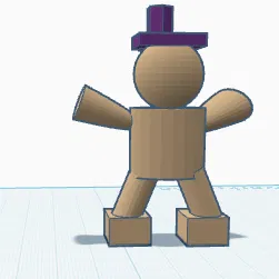 Mô hình nhân vật hình khối độc đáo cho máy in 3D