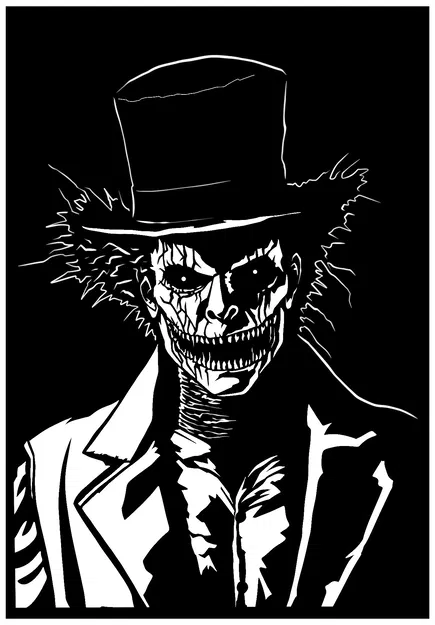 Tranh treo tường Horror độc đáo - Mô hình in 3D nghệ thuật ấn tượng - Image 1