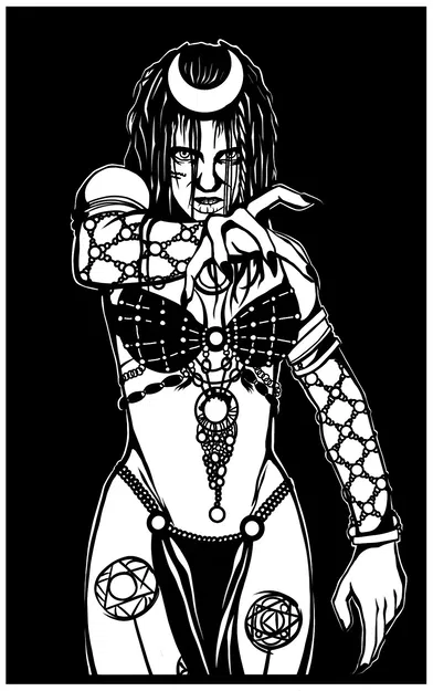 Mẫu tranh 3D treo tường Enchantress trang trí cực chất - Image 1