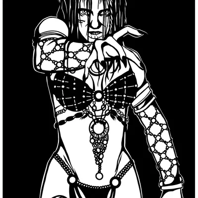 Mẫu tranh 3D treo tường Enchantress trang trí cực chất