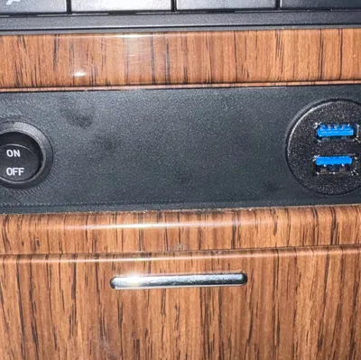 Mặt dưỡng công tắc & USB cho cổng tẩu thuốc Ford F-150 2004-2008