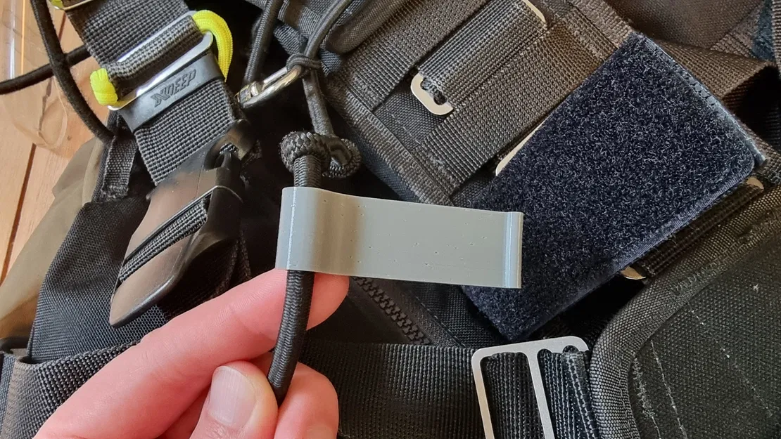 Miếng hỗ trợ kéo dây bungee 8mm cho lặn Sidemount - Image 1