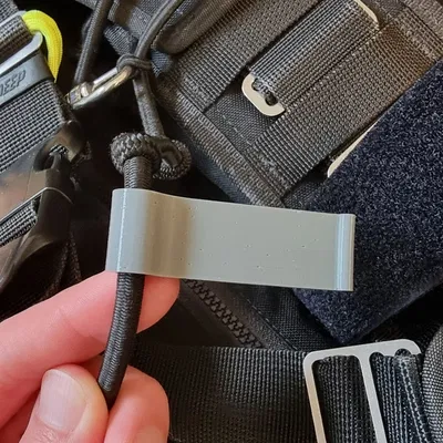 Miếng hỗ trợ kéo dây bungee 8mm cho lặn Sidemount