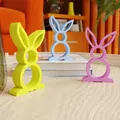 Vòng giữ khăn giấy hình chú thỏ trang trí Phục sinh - Thumbnail 6