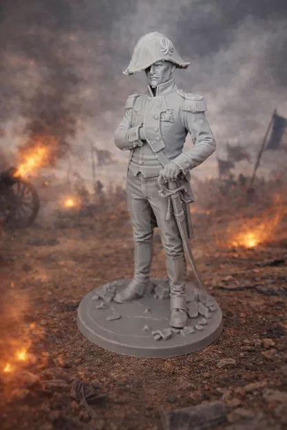 Mô hình sĩ quan Napoleon in 3D chi tiết - Bổ sung hoàn hảo cho diorama - Image 2