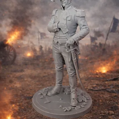 Mô hình sĩ quan Napoleon in 3D chi tiết - Bổ sung hoàn hảo cho diorama