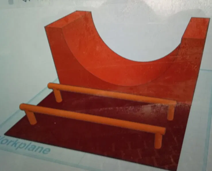 Mô hình Mini Skatepark cho ván trượt ngón tay cực chất - Image 1