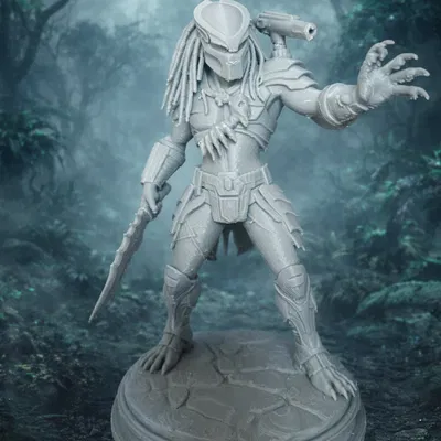 Mô hình 3D nhân vật Predator cực chất cho người hâm mộ