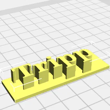 Bảng tên để bàn Tripp độc đáo cho góc làm việc cá tính